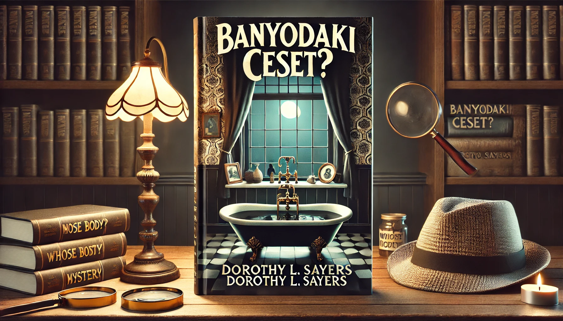 Polisiye edebiyatın klasik yazarlarından biri olan Dorothy L. Sayers, 1923 yılında yayımladığı Banyodaki Ceset (Whose Body?) romanıyla